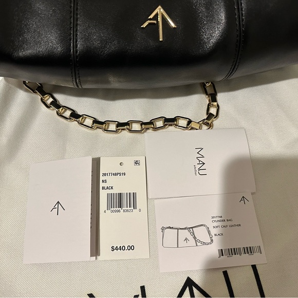 Manu atelier cylinder bag black - Picture 7 of 8